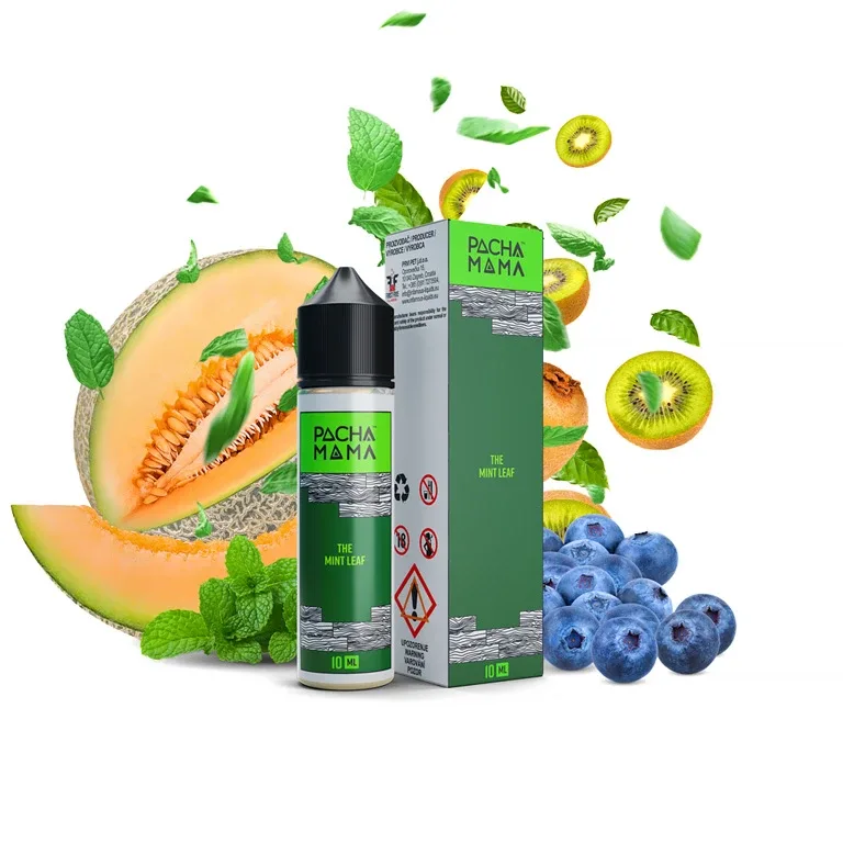 Pacha Mama - S&V - The Mint Leaf - 10ml Borůvka, kiwi, máta a cukrový meloun