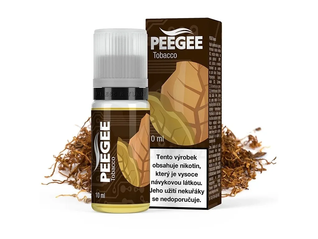 PEEGEE Čistý tabák 18mg