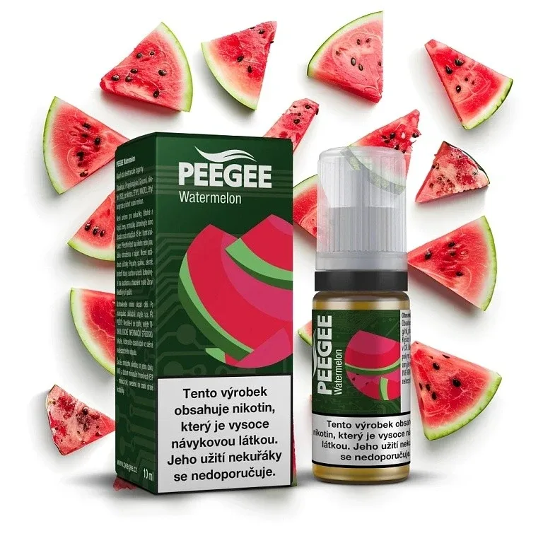 PEEGEE - E-liquid - Vodní meloun - 12mg E-liquid