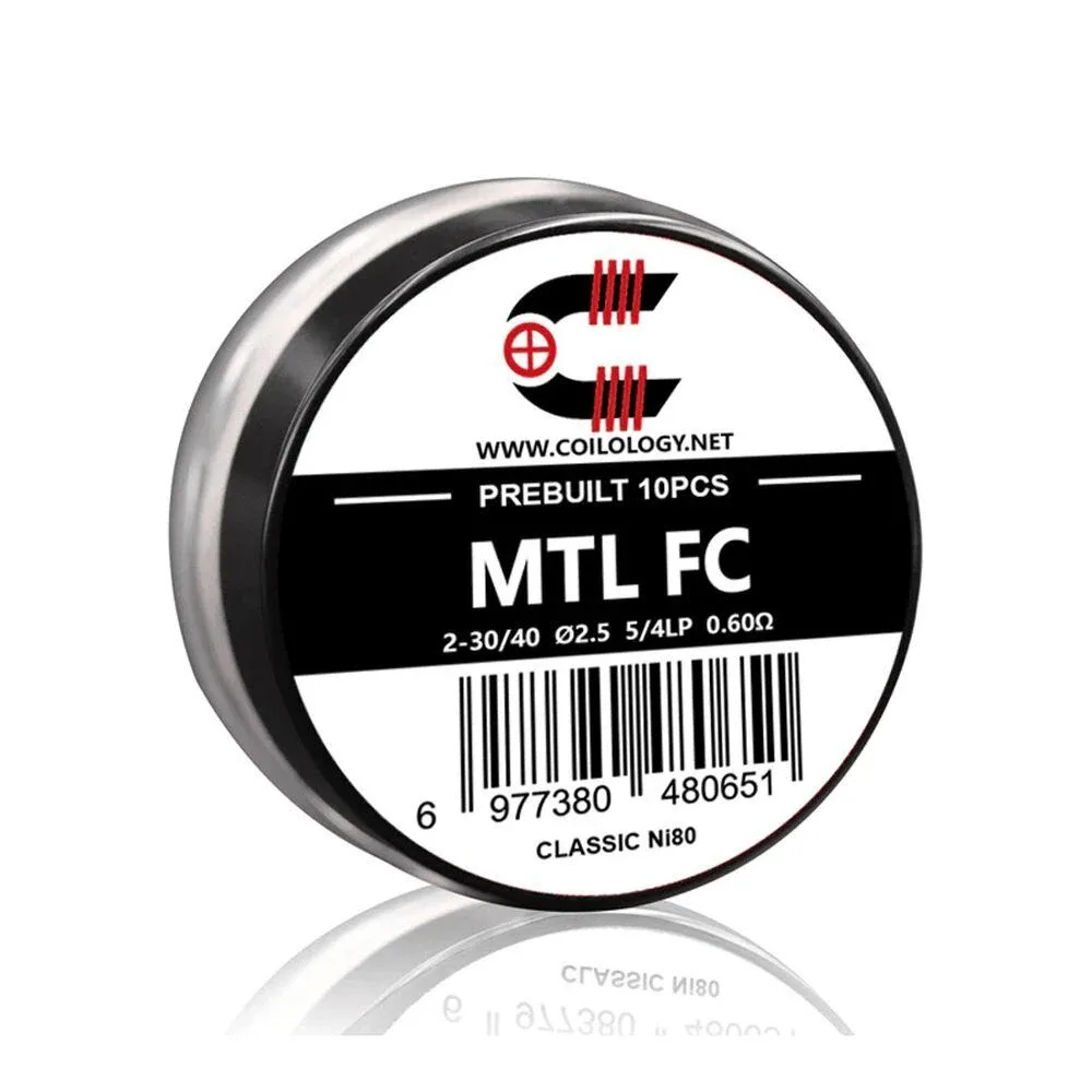 Předmotané spirálky Coilology Classic MTL Fused Clapton (10ks) odpor 0,6ohm