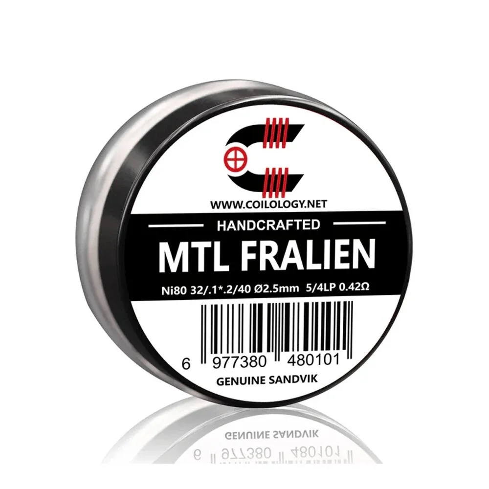 Předmotané spirálky Coilology Handcrafted Sandvik Fralien Ni80 (2ks) odpor 0,42ohm