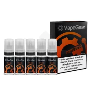Prémiová báze VapeGear 70/30 5x10ml 9mg