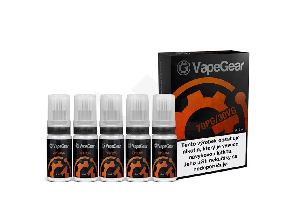 Prémiová báze VapeGear 70/30 5x10ml 9mg