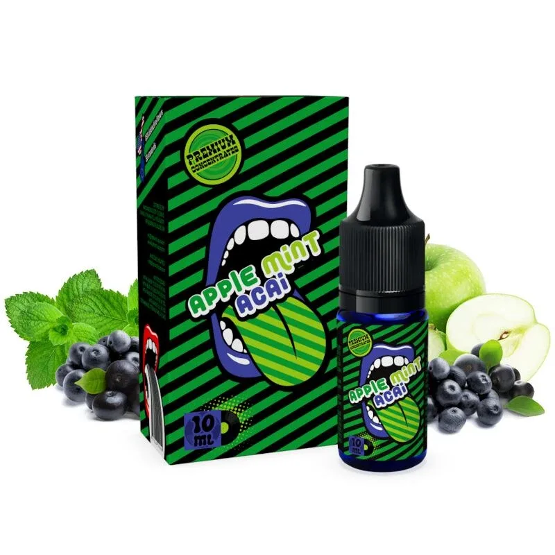 Příchuť Big Mouth: Apple, Mint, Acai (Jablko s mátou a acai) 10ml