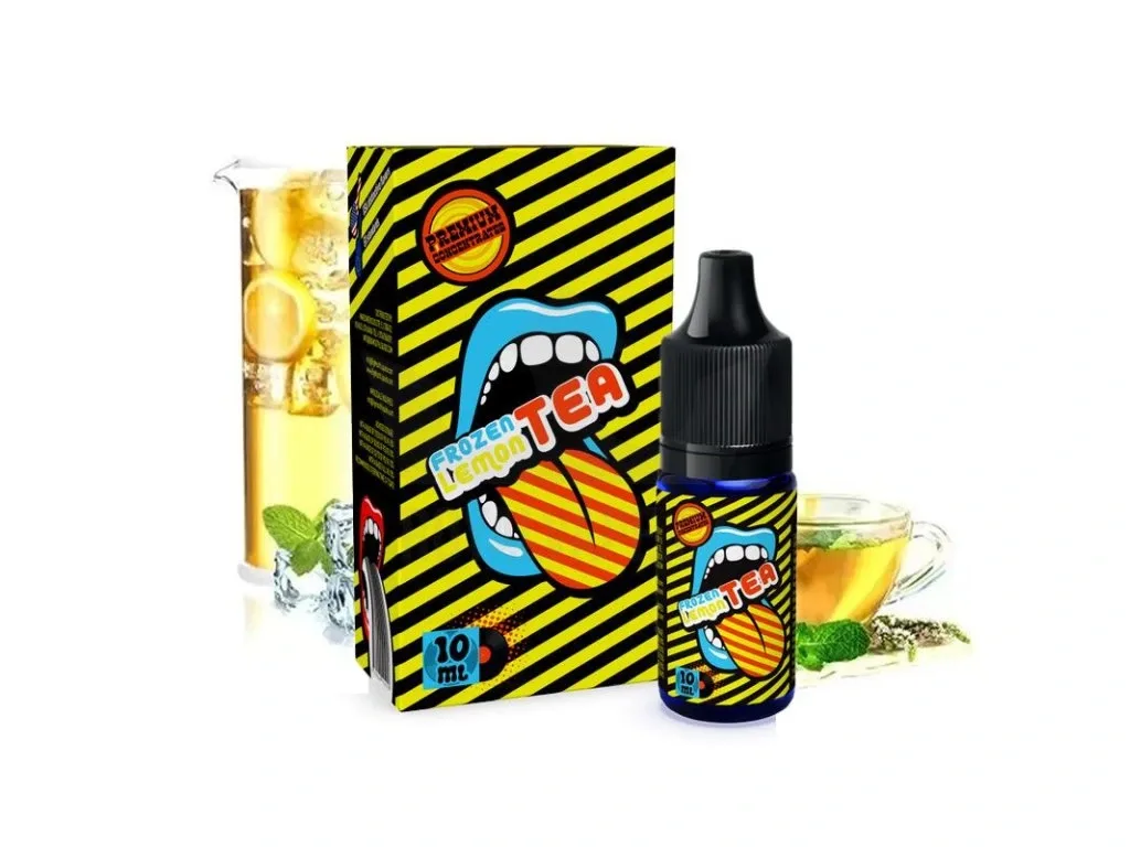 Příchuť Big Mouth: Frozen Lemon Tea (Ledový citronový čaj) objem 10ml tabáková nálepka Kolek Q