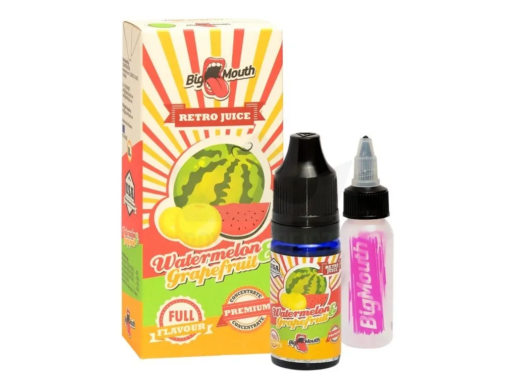 Příchuť Big Mouth Retro Watermelon and grapefruit
