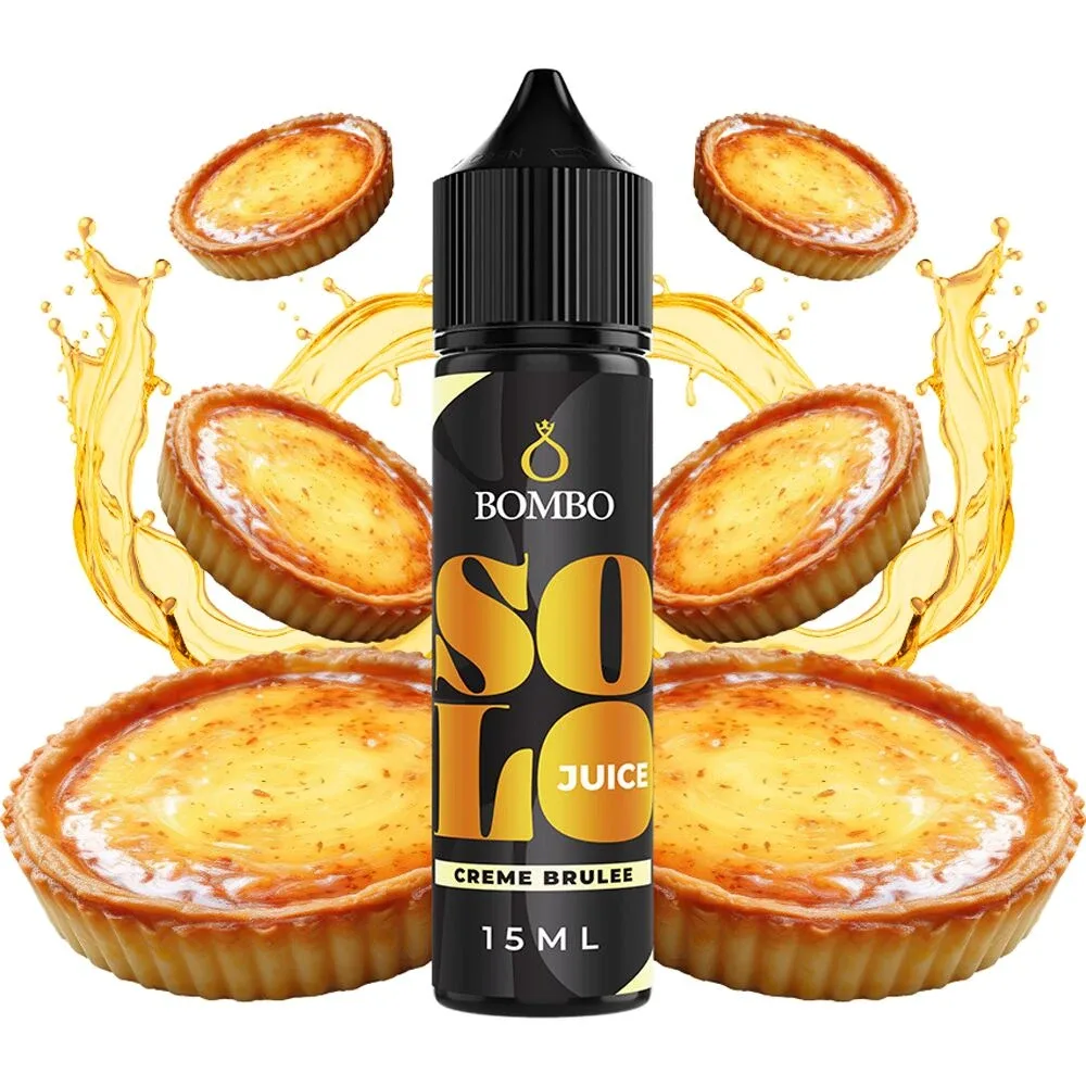 Příchuť Bombo Solo Juice S&V: Creme Brulee (Tradiční Creme Brulee) objem 15ml