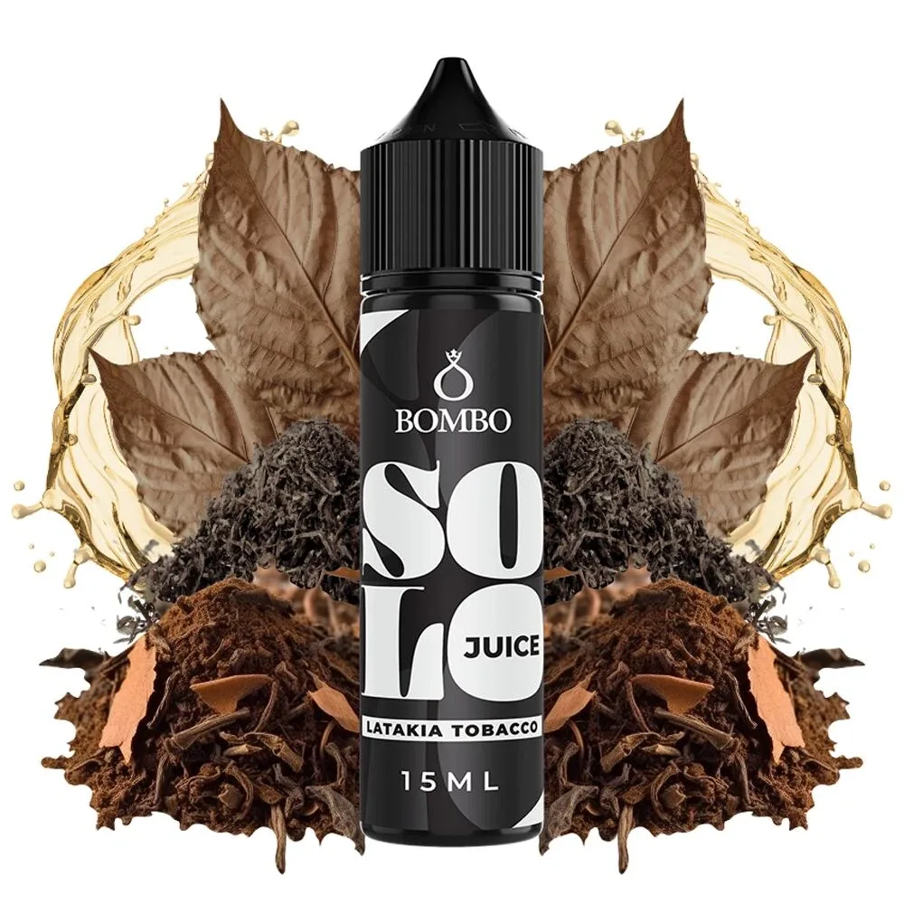 Příchuť Bombo Solo Juice S&V: Latakia Tobacco (Tabák latakia) objem 15ml