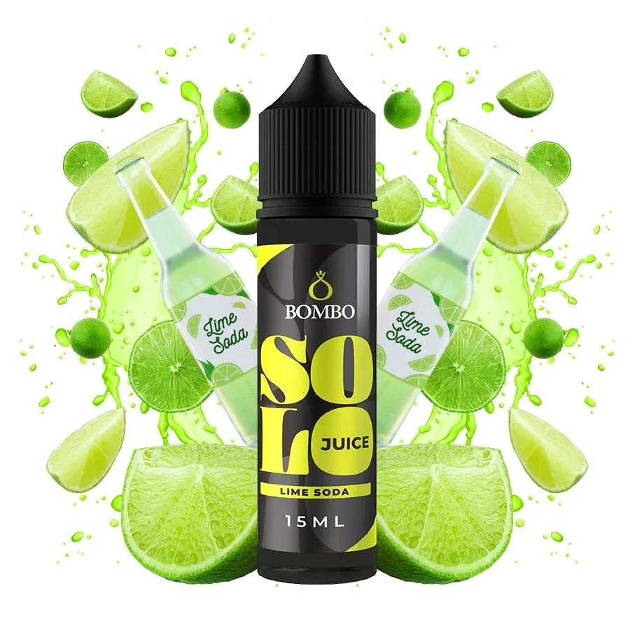Příchuť Bombo Solo Juice S&V: Lime Soda (Limetková sodovka) 15ml