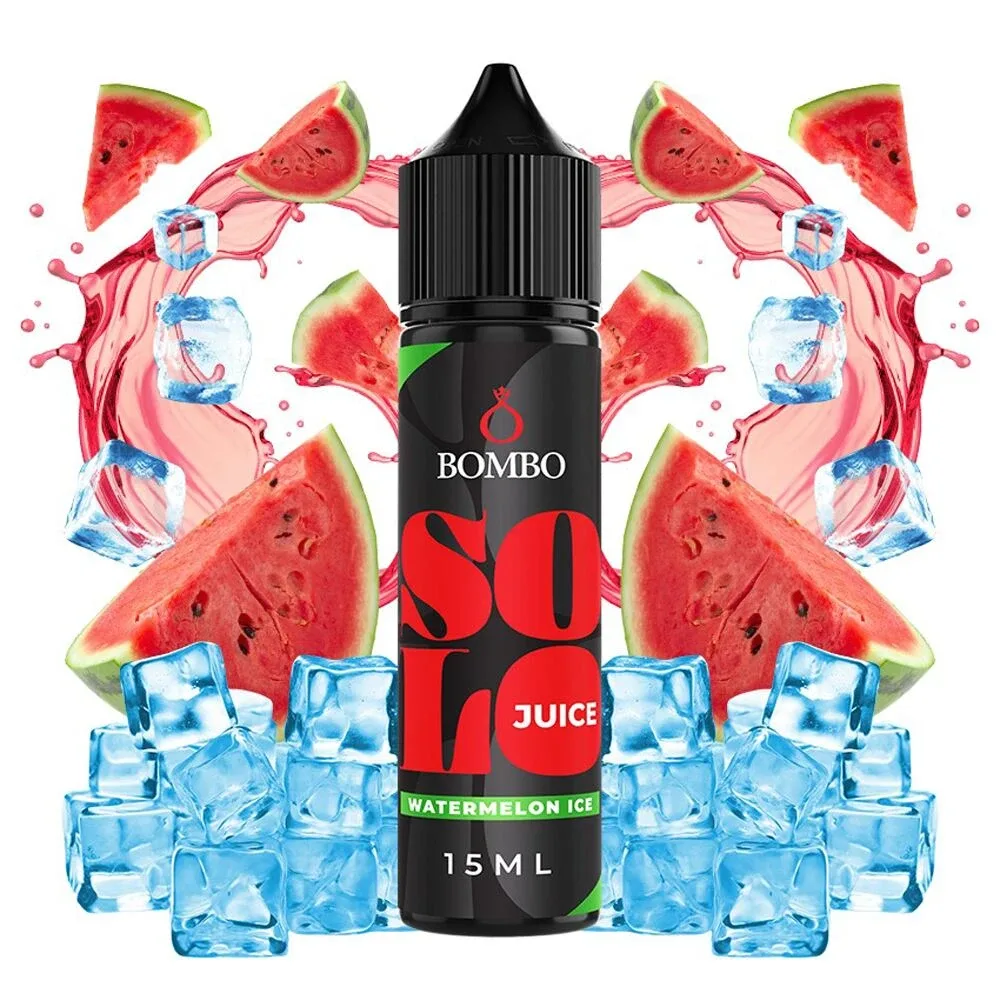 Příchuť Bombo Solo Juice S&V: Watermelon Ice (Ledový vodní meloun) objem 15ml