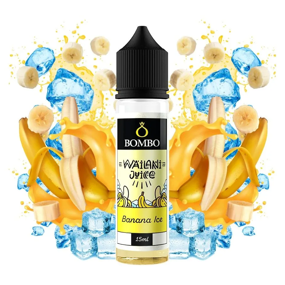 Příchuť Bombo Wailani Juice S&V: Banana Ice (Ledový banán) 15ml