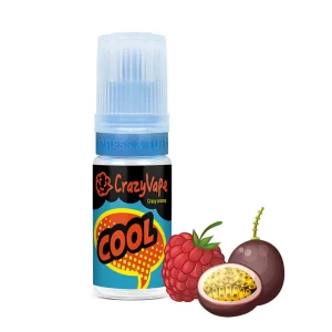 Příchuť CrazyVape: COOL (Chladivá ostružina s tropickým ovocem) objem 10ml