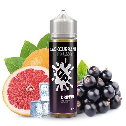 Příchuť Drippin Party S&V: Blackcurrant Icy Blast (Černý rybíz a grapefruit s mentolem) objem 10ml