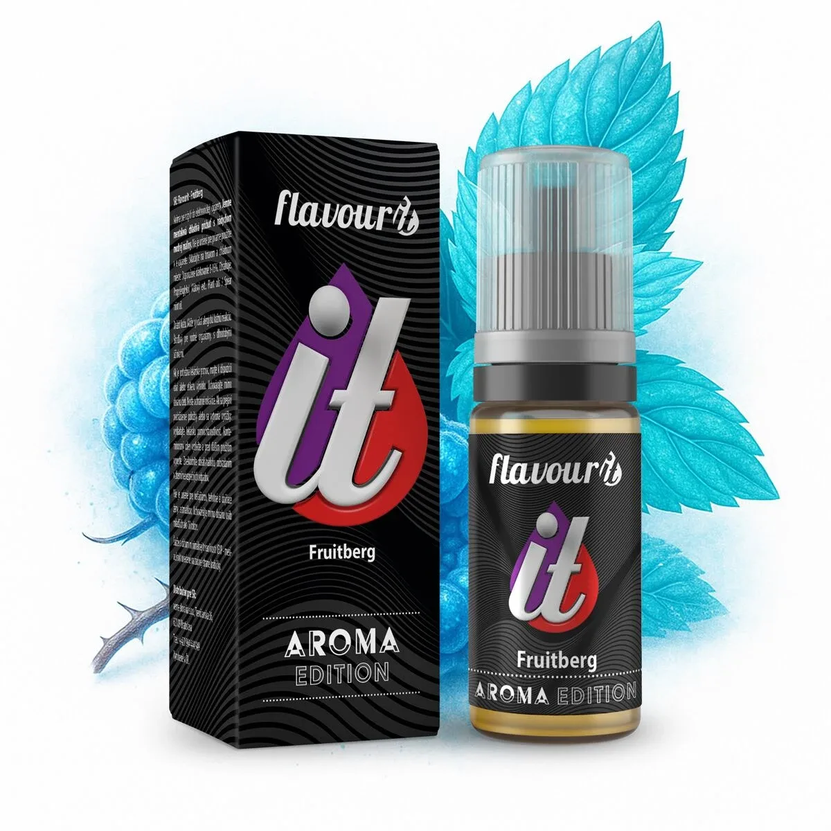 Příchuť Flavourit: Fruitberg (Osvěžující modrá malina) 10ml