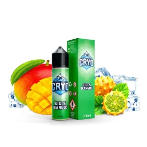 Příchuť Infamous Cryo S&V: Gigi's Mangos (Ledové mango a kiwano) objem 10ml tabáková nálepka Kolek R
