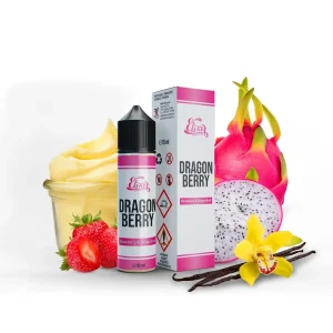 Příchuť Infamous Elixir S&V: Dragonberry (Jahody, dračí ovoce a pudink) objem 10ml tabáková nálepka Kolek R