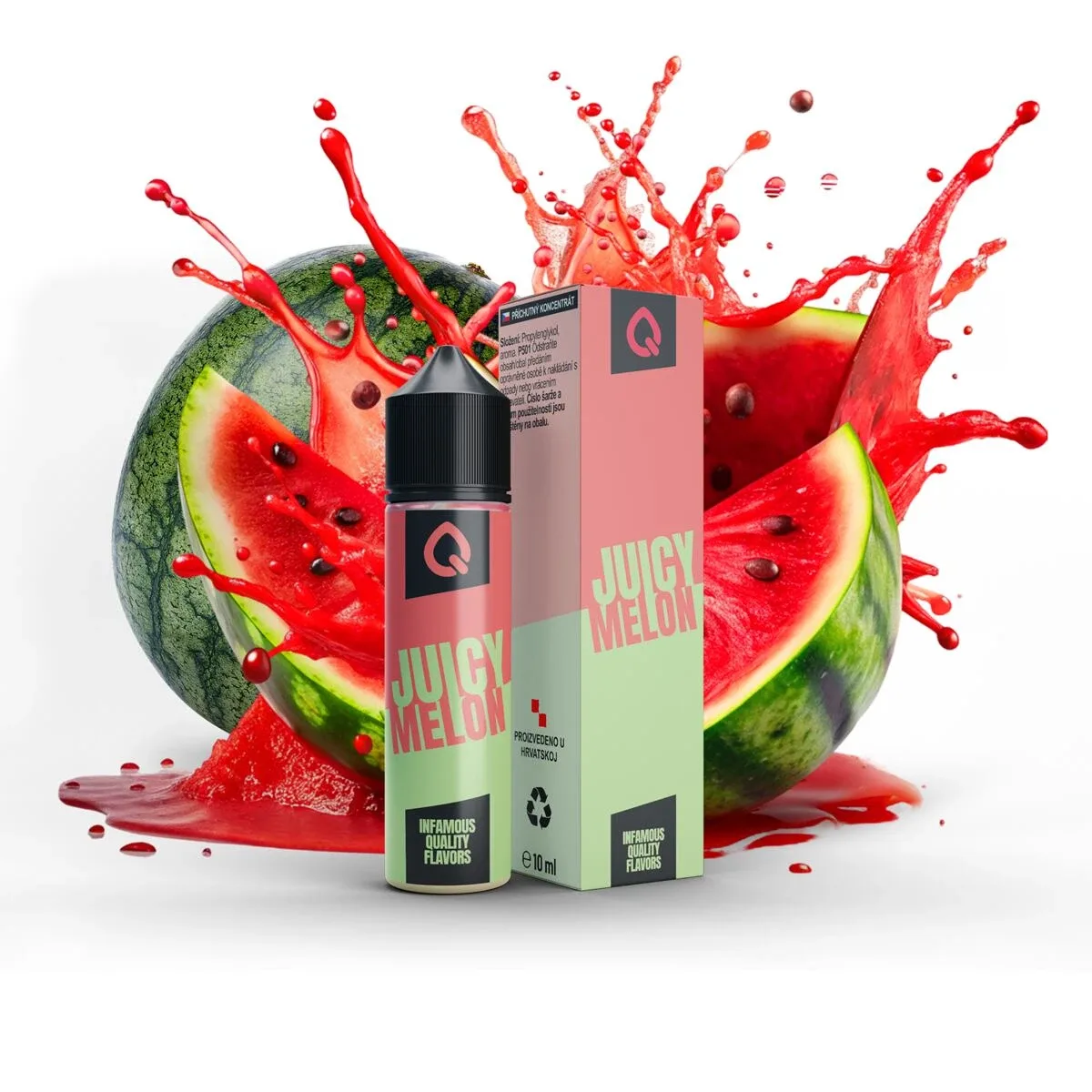 Příchuť Infamous Liqonic S&V: Juicy Melon (Šťavnatý vodní meloun) 10ml