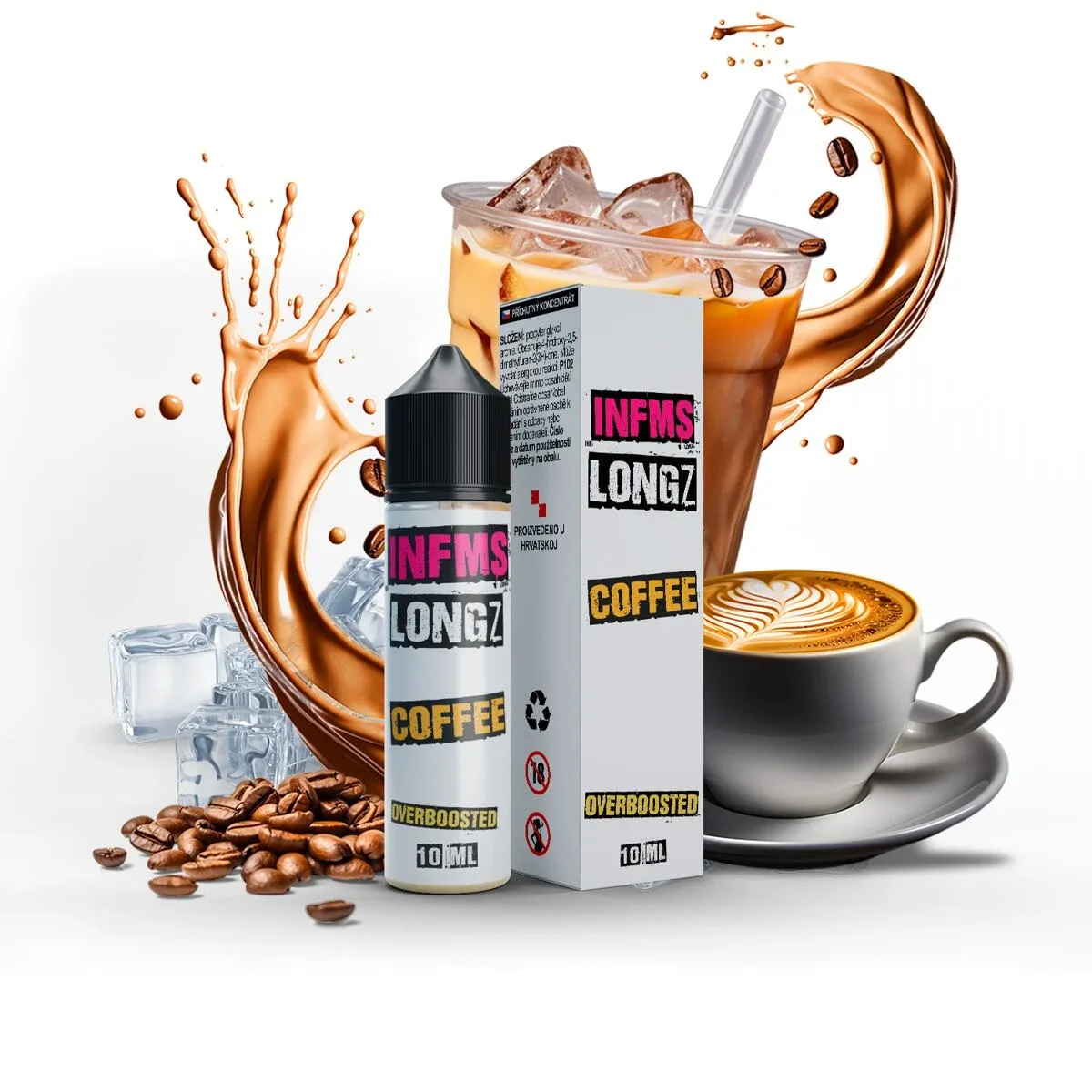Příchuť Infamous LongZ S&V: Coffee (Ledová káva) 10ml