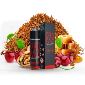 Příchuť Infamous Originals S&V: Gold MZ Cherry MZ (Tabák s třešní) objem 10ml tabáková nálepka Kolek R