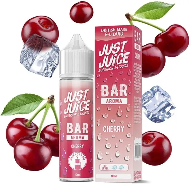 Příchuť Just Juice Bar Range S&V 10ml Cherry (Třešeň)