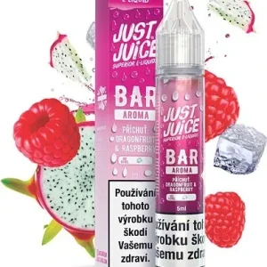 Příchuť Just Juice Bar Range S&V 5ml Dragonfruit & Raspberry Chladivé dračí ovoce a malina