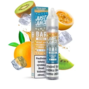 Příchuť Just Juice Bar Range S&V Kiwi Passionfruit Orange 5ml Chladivé kiwi, marakuja a pomeranč