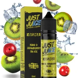 Příchuť Just Juice S&V 10ml Kiwi and Cranberry on Ice