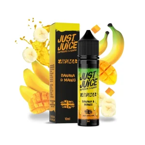 Příchuť Just Juice S&V: Banana & Mango (Banán & mango) 10ml
