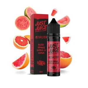 Příchuť Just Juice S&V Blood Orange, Citrus & Guava 10ml Červený pomeranč, citron a guava