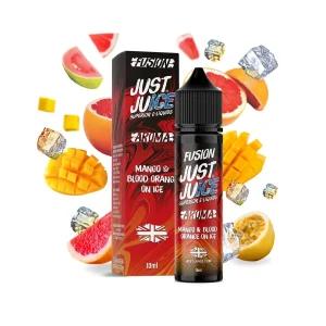 Příchuť Just Juice S&V: Fusion Mango & Blood Orange On Ice (Ledové mango & červený pomeranč) 10ml
