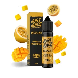Příchuť Just Juice S&V: Mango & Passion Fruit (Mango & marakuja) 10ml