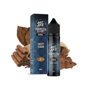 Příchuť Just Juice S&V Tobacco Sweet Cuban 10ml Kubánský doutníkový tabák