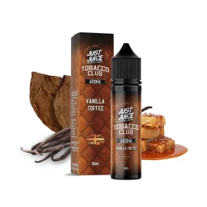 Příchuť Just Juice S&V: Tobacco Vanilla Toffee (Tabák s vanilkou a karamelem) 10ml