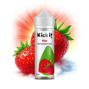 Příchuť KickIt S&V: Ripe Strawberries (Zralé jahody) 10ml