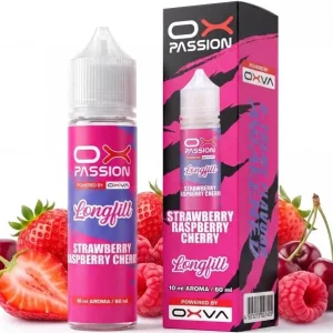 Příchuť OXVA OX PASSION S&V 10ml Strawberry Raspberry Cherry