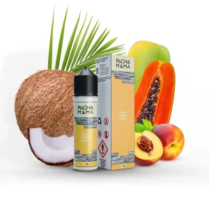 Příchuť Pacha Mama S&V: Peach Papaya Coconut (Broskev, papája, kokos) 10ml