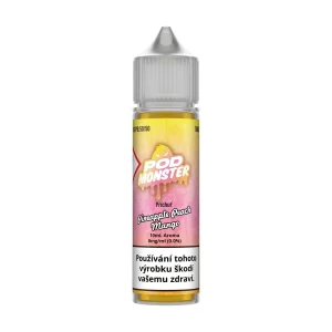 Příchuť POD Monster S&V Pineapple Peach Mango 10ml Ananas, broskev a mango
