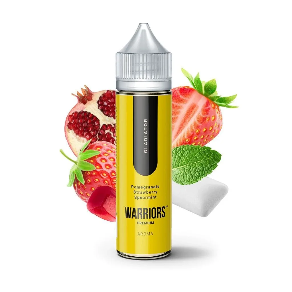 Příchuť ProVape Warriors S&V: Gladiator (Granátové jablko, jahoda, máta) objem 10ml