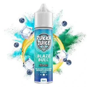 Příchuť Pukka Juice S&V: Blaze Bull (Energeťák s ledem a bobulemi) objem 10ml tabáková nálepka Kolek Q