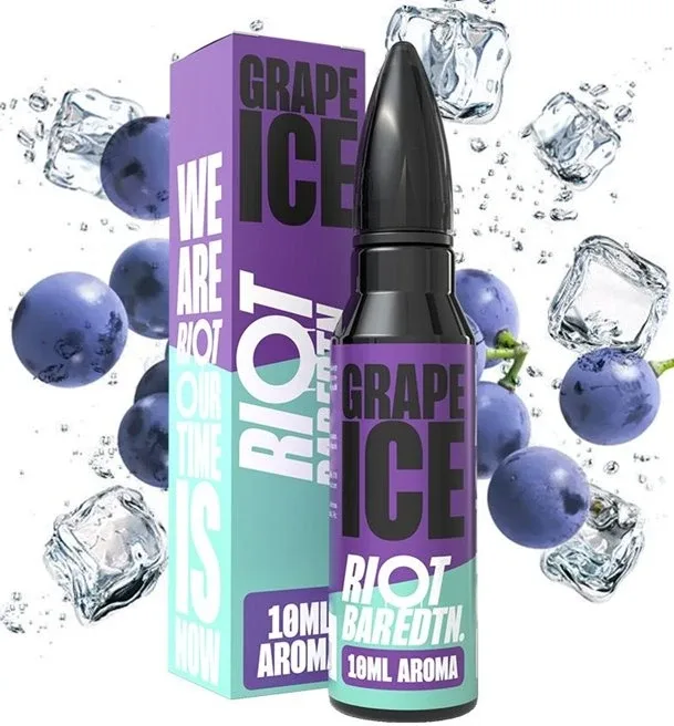 Příchuť Riot BAR EDTN S&V 10ml Grape Ice (Ledové hroznové víno)