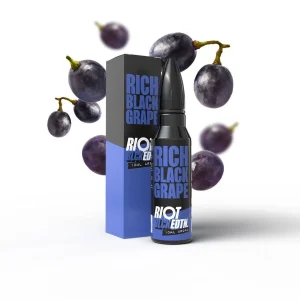Příchuť Riot Squad BLCK EDTN S&V: Rich Black Grape (Hroznové víno s mátou) 10ml