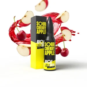Příchuť Riot Squad BLCK EDTN S&V: Sour Cherry & Apple (Třešeň & zelené jablko) 10ml