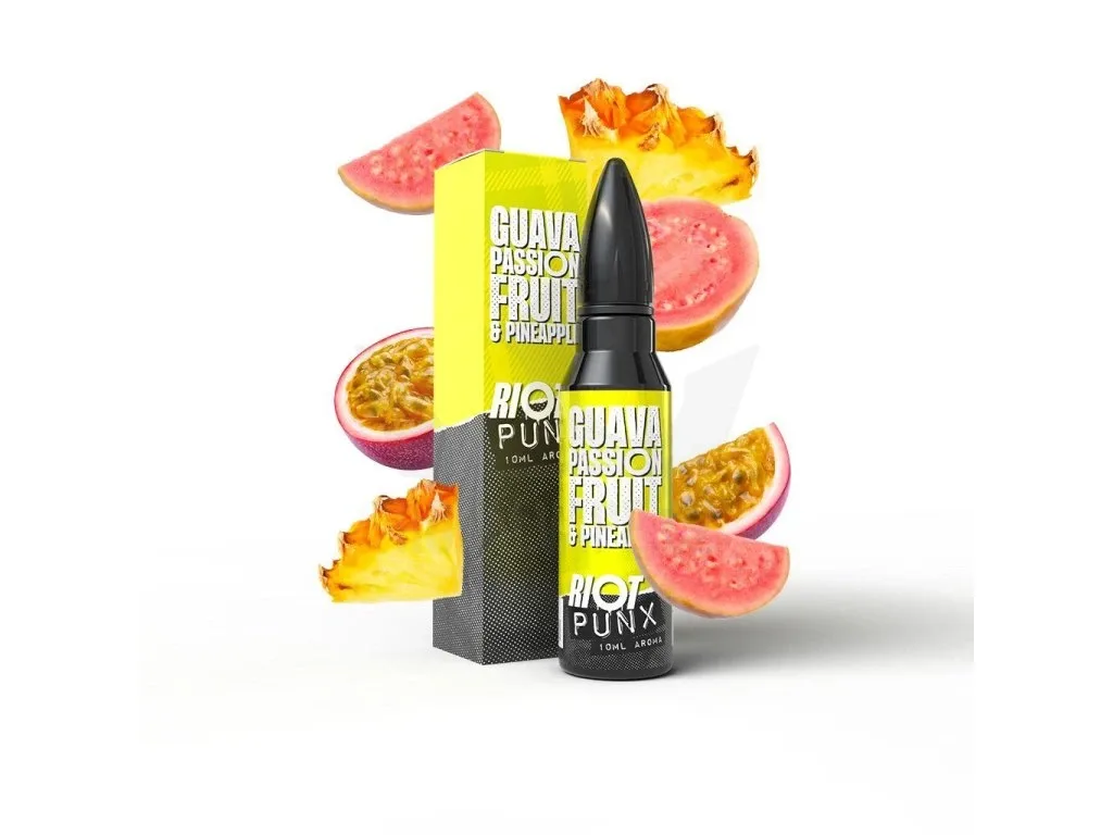 Příchuť Riot Squad PUNX S&V: Guava, marakuja a ananas objem 10ml