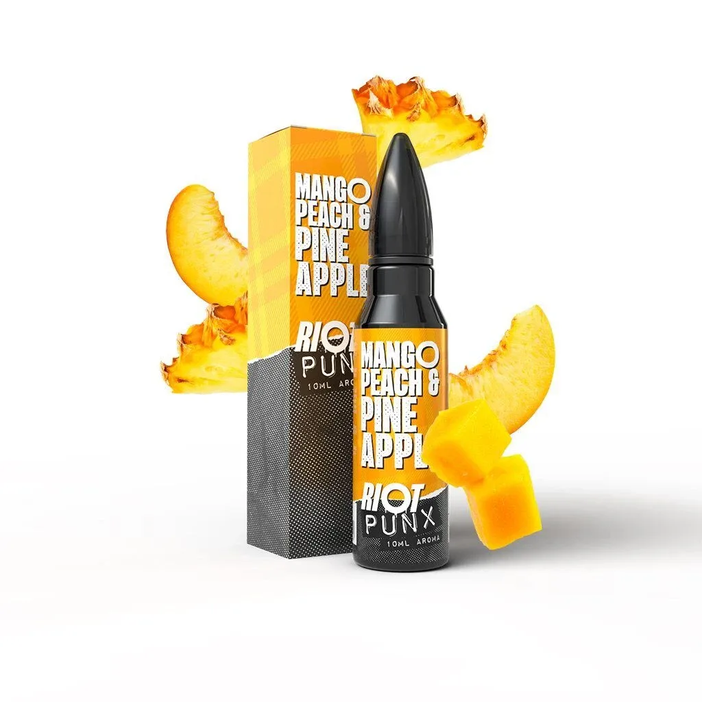 Příchuť Riot Squad PUNX S&V: Mango, broskev a ananas objem 10ml