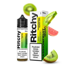 Příchuť Ritchy S&V: Passionfruit Guava Kiwi (Svěží marakuja, guava a kiwi) 10ml