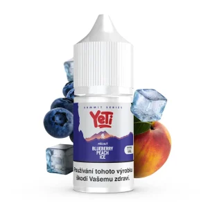 Příchuť Yeti Summit S&V: Blueberry Peach Ice (Ledová borůvka a broskev) objem 5,0ml