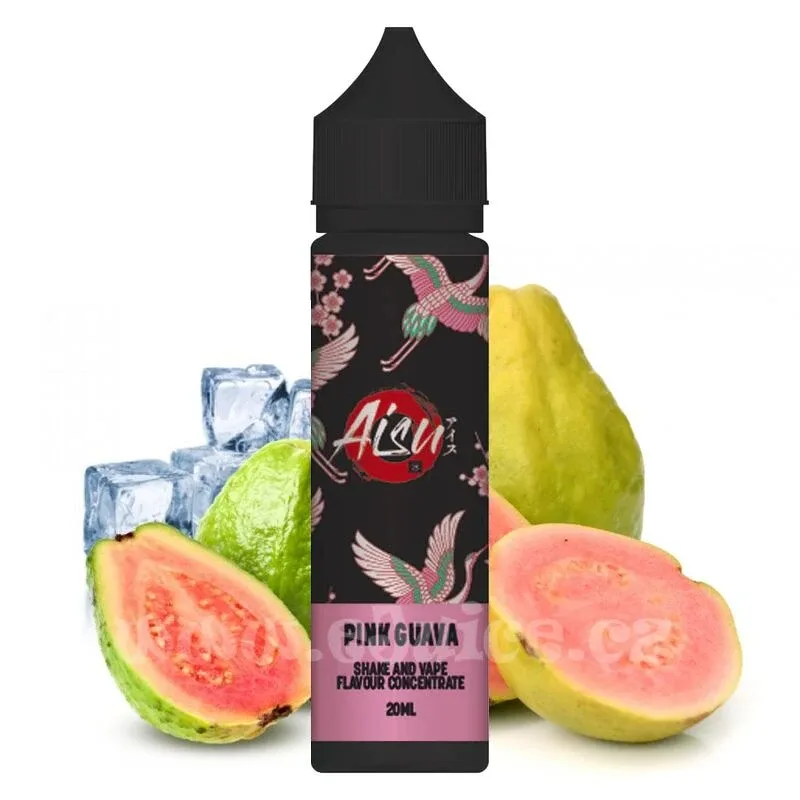 Příchuť ZAP! Juice S&V: AISU Pink Guava (Exotická guava) objem 10ml tabáková nálepka Kolek R