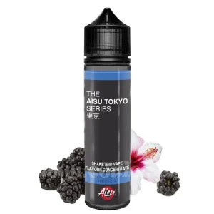 Příchuť ZAP! Juice S&V: AISU TOKYO Blackberry Hibiscus (Ostružina s ibiškem) objem 10ml tabáková nálepka Kolek R