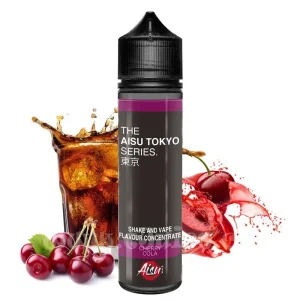 Příchuť ZAP! Juice S&V: AISU TOKYO Cherry Cola (Třešňová cola) objem 10ml tabáková nálepka Kolek R