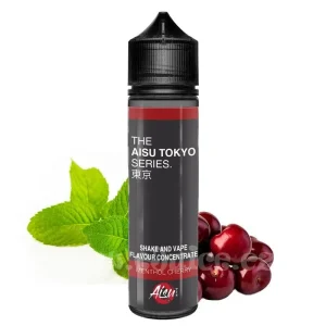 Příchuť ZAP! Juice S&V: AISU TOKYO Menthol Cherry (Sladká třešeň s mentolem) objem 10ml tabáková nálepka Kolek R